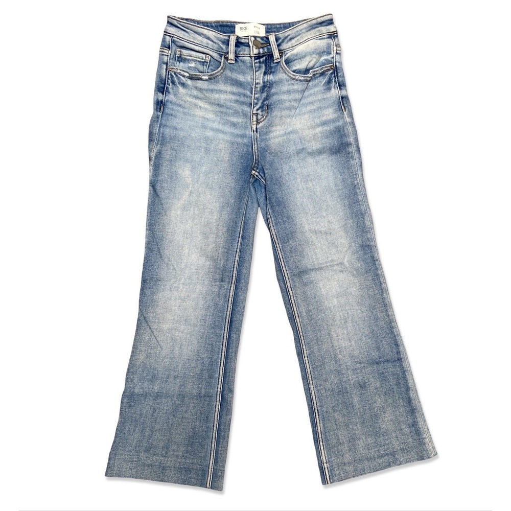 BKE Billie Jeans Womens Size 26 (Fits 26x26 Rehemmed) Cropped Flare Boot Cut